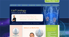 Desktop Screenshot of liefurology.com